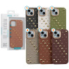 Funda de Piel Casquillos iPhone 15 - 6 Colores