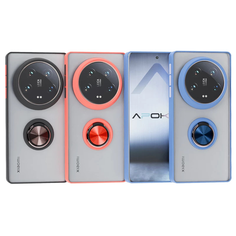 Funda Gel Xiaomi Mi 15 Iman con soporte Smoked