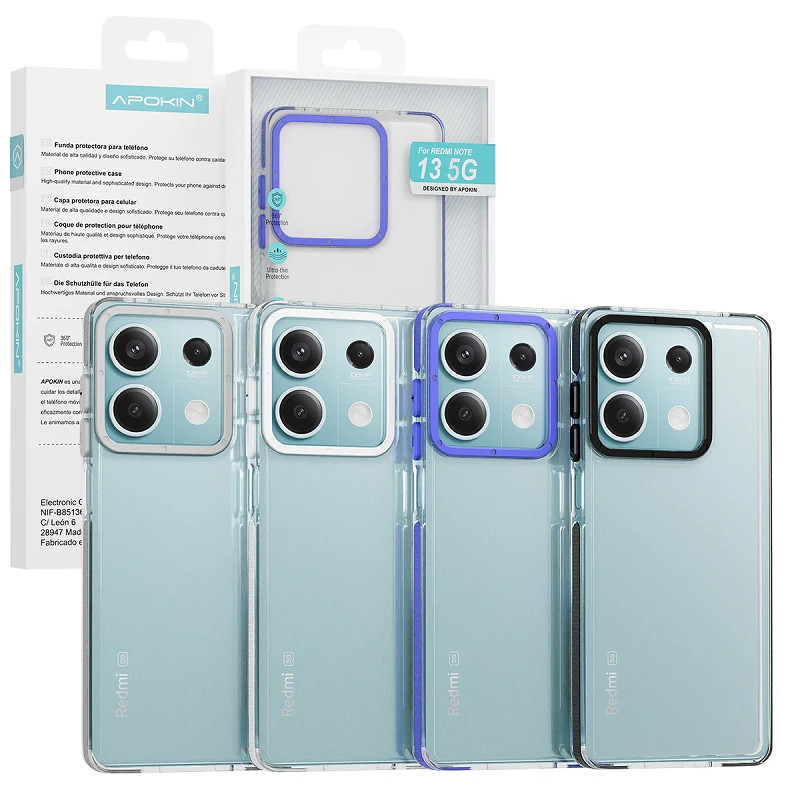 Funda Apokin Reforzada Xiaomi Redmi Note 14 5G 4 Colores