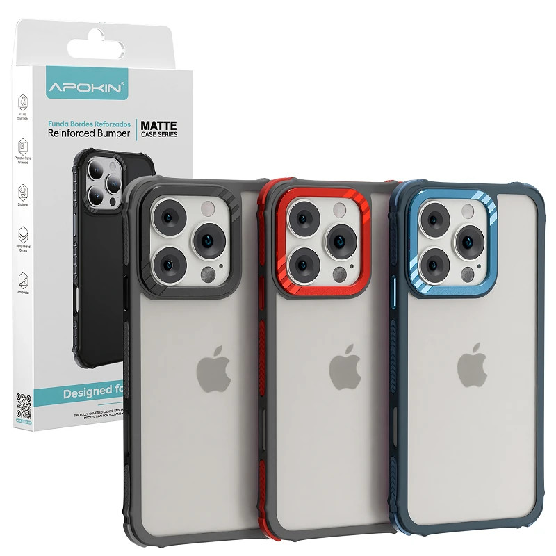 Funda Smoked Rock Apokin iPhone 15 Pro Max 3-Color