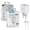 Cargador Red USB-A 20W 3.0A Cable Lightning APOKIN 81409