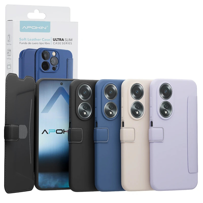 Funda de Tapa Silicona Suave para Oppo A40 4g/ A60 5G 4-Colores