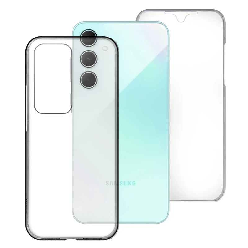 Funda Doble Samsung Galaxy A36 Silicona Transparente Delantera y Trasera