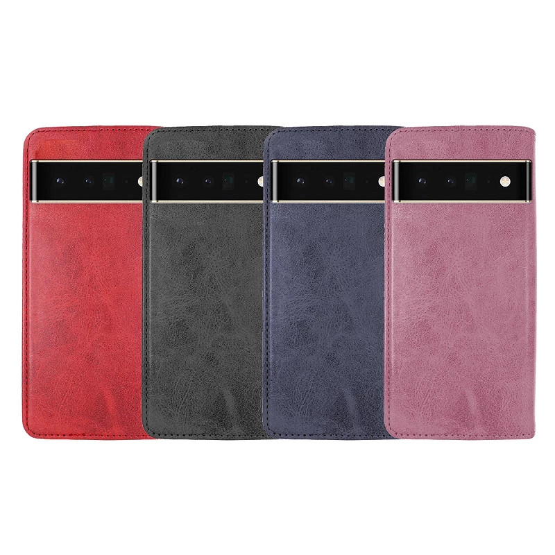 Funda Tapa con Tarjetero Google Pixel 6 Pro Polipiel - 4 Colores