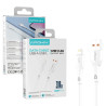 Cable USB-A a Lightning 12W 3A 2Metros Blanco 73091