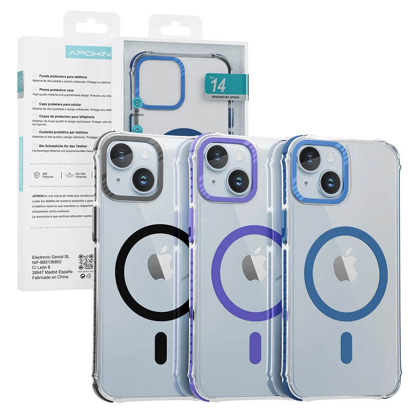 Funda Magsafe Rock Apokin iPhone 13/14 3-Color