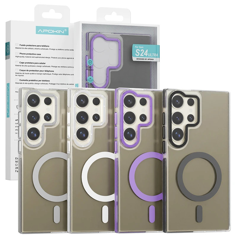 Funda Apokin Reforzada Con Magsafe Samsung S25 Ultra 4 Colores