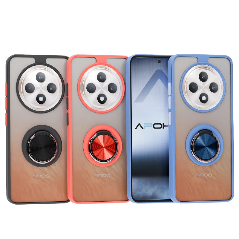 Funda Gel Oppo Reno 10/10 Pro Iman con soporte Smoked