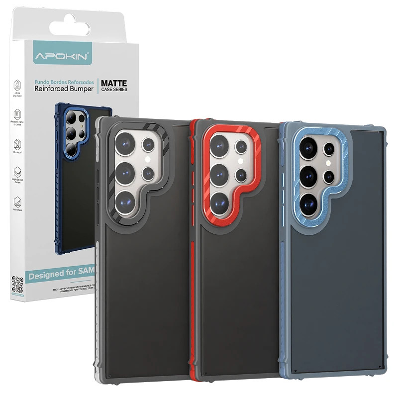 Funda Smoked Rock Apokin Samsung S25 Plus /S24 Plus 3-Color