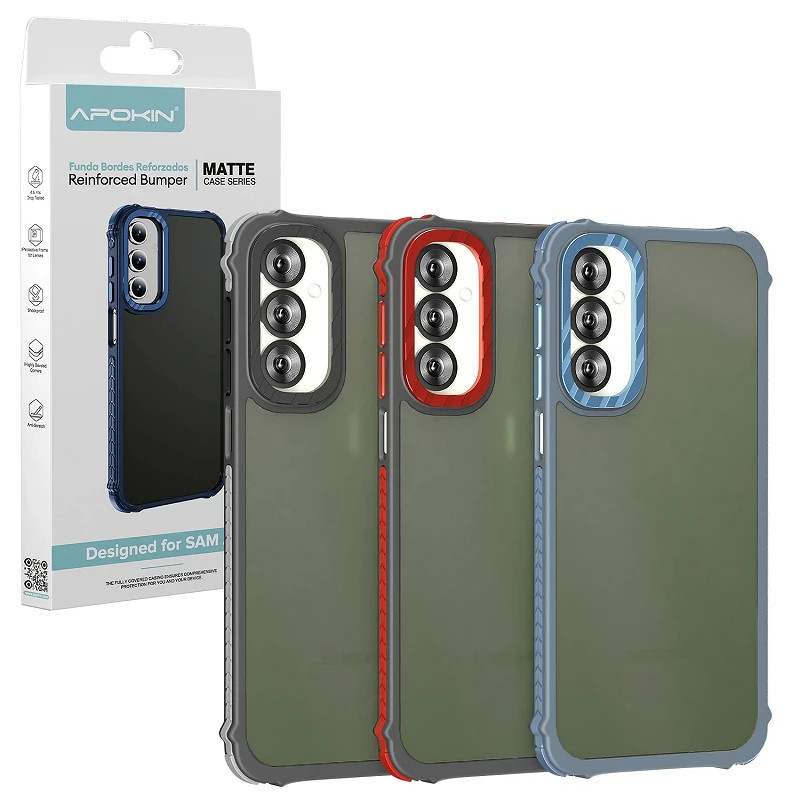 Funda Smoked Rock Apokin Samsung A34 3-Color