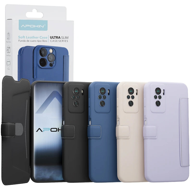 Funda de Tapa Silicona Suave para Xiaomi Redmi Note 10 Pro 4G 4-Colores