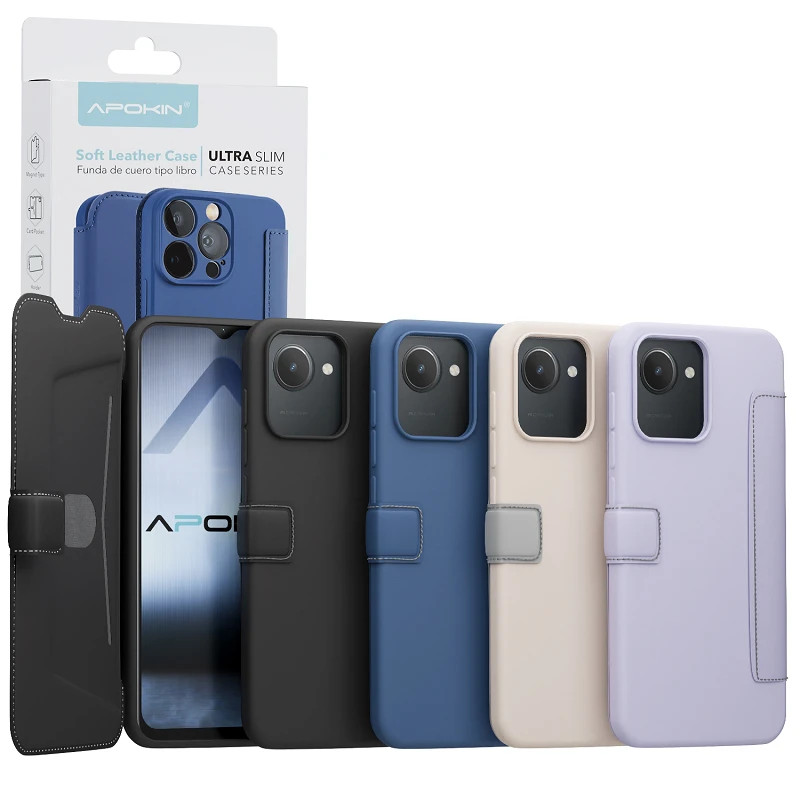 Funda de Tapa Silicona Suave para Realme C30 4-Colores