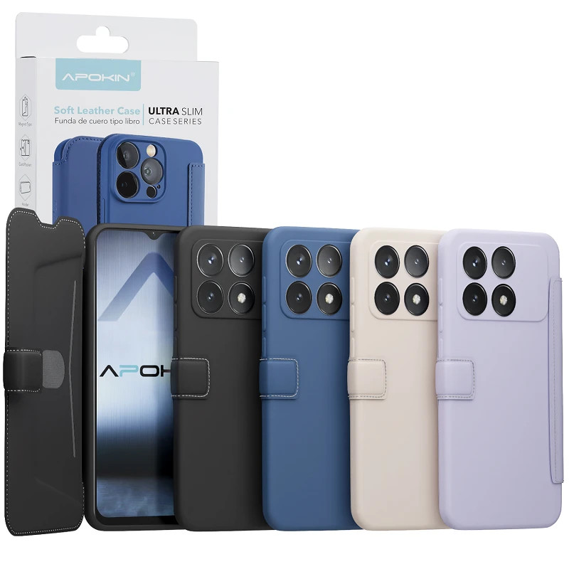Funda de Tapa Silicona Suave para Xiaomi Poco X6 Pro 4-Colores