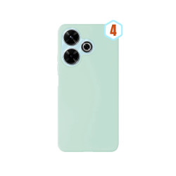 Funda Silicona Liquida Efecto Piel Xiaomi Redmi 13 4G disponible en 14 Colores