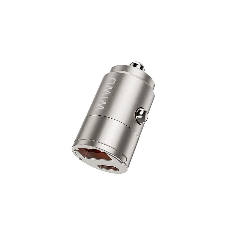Wiwu Cargador 30W Coche 2EN1 Nano QC028