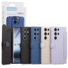 Funda de Tapa Silicona Suave para Samsung S25 Ultra 4-Colores