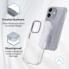 Funda Purpurina Transparente iPhone 15