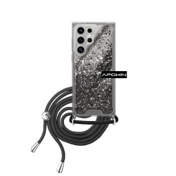 Funda Gel transparente con Cordón Samsung Galaxy S25 Ultra 4-Colores