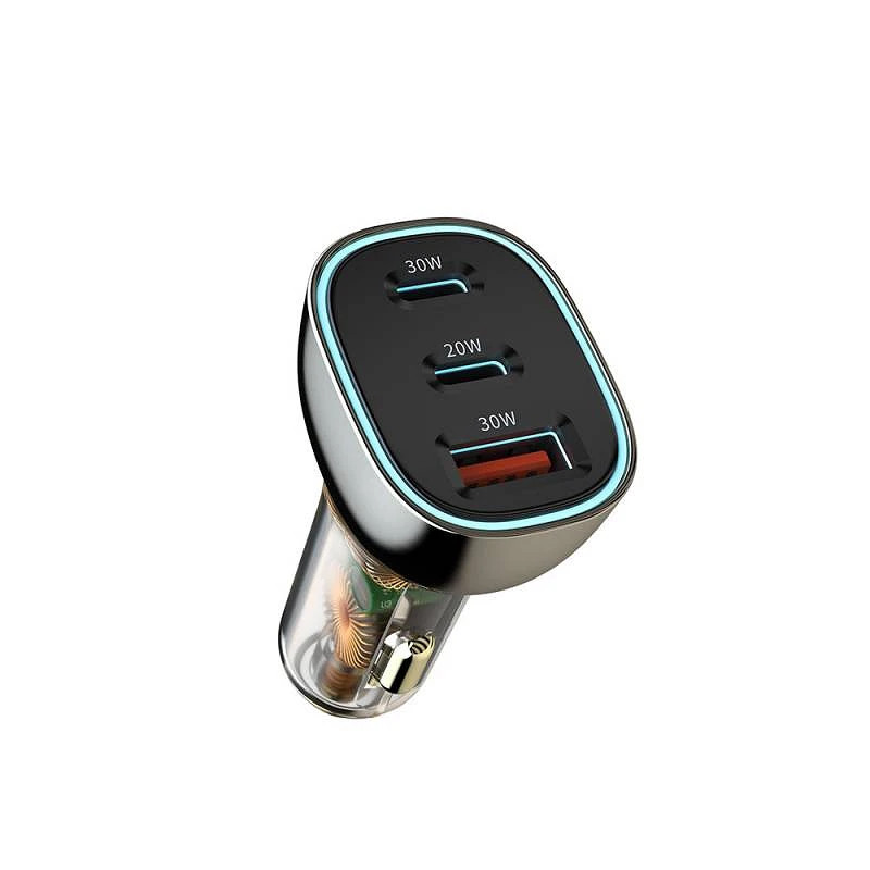WIWU Cargador Coche Triple 30W PD+QC PC700