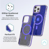 Funda Purpurina con Magsafe Apokin Samsung S25 3 Colores