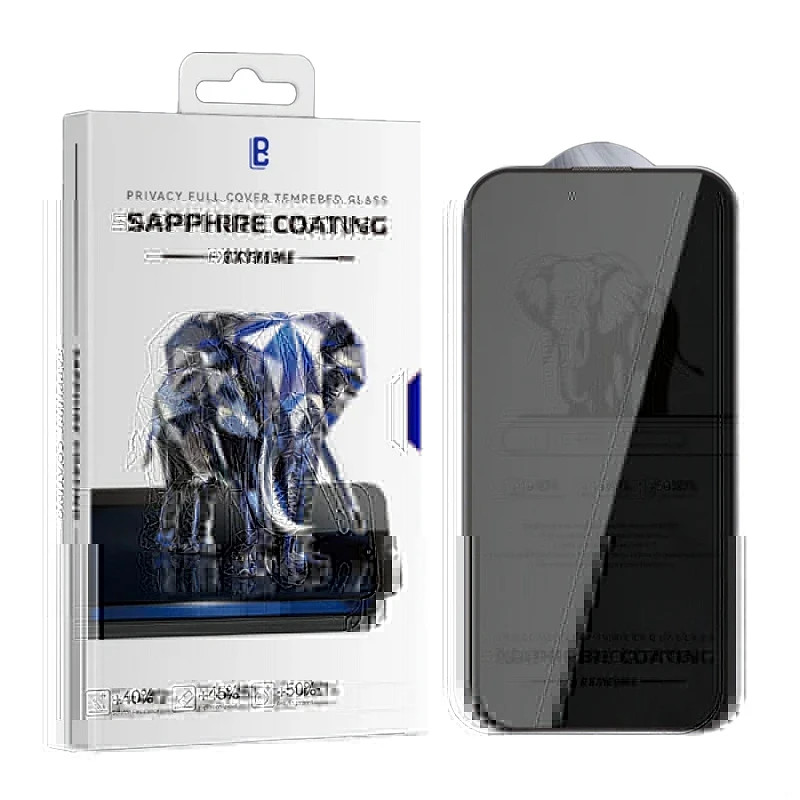 Cristal templado Recubrimiento Zafiro Privacidad iPhone 16 Pro