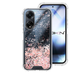 Funda Gel transparente purpurina Oppo A98 5G 4 -Colores