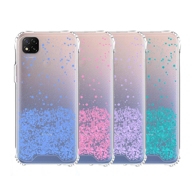 Funda Gel transparente purpurina Samsung Galaxy A05 4 -Colores