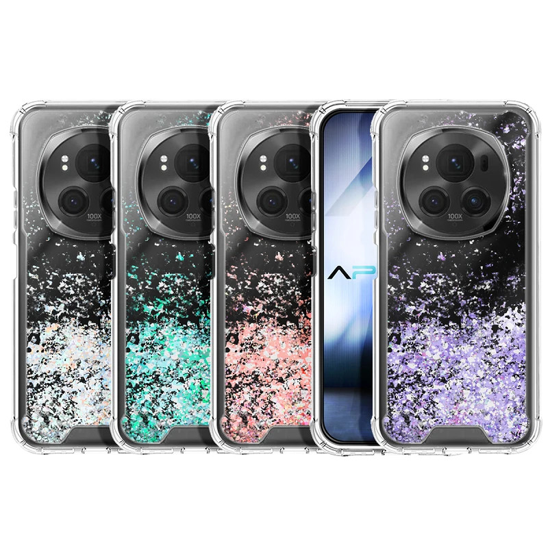 Funda Gel transparente purpurina Magic 6 Pro 4 -Colores