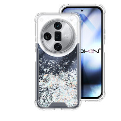 Funda Gel transparente purpurina Oppo Find X7 Ultra 4 -Colores