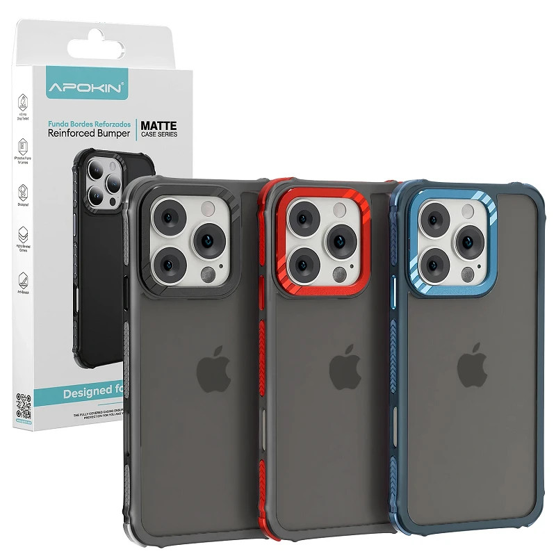 Funda Smoked Rock Apokin iPhone 16 3-Color