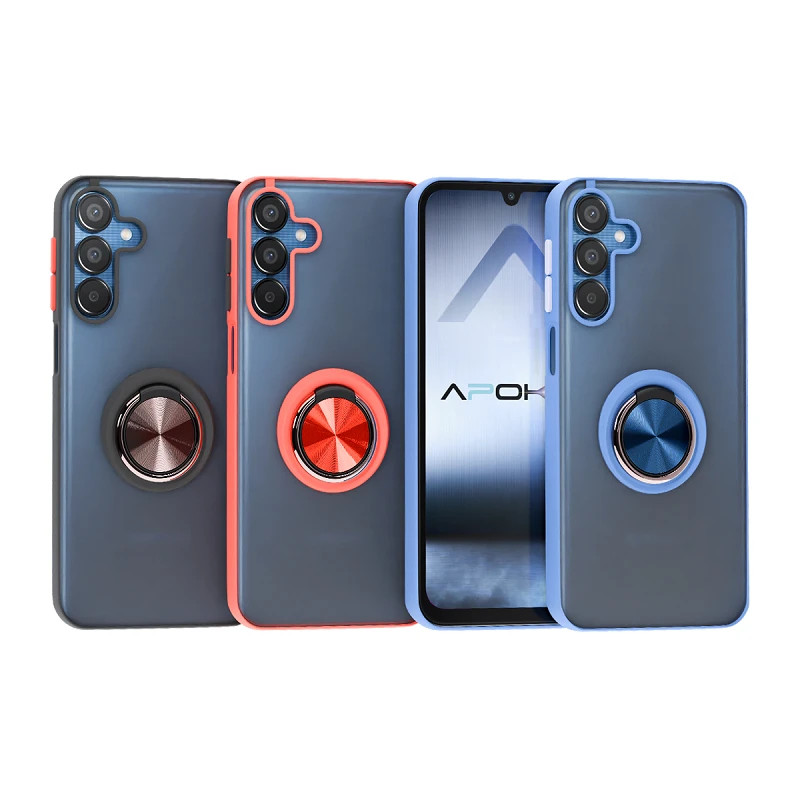 Funda Gel Samsung M55 Iman con soporte Smoked