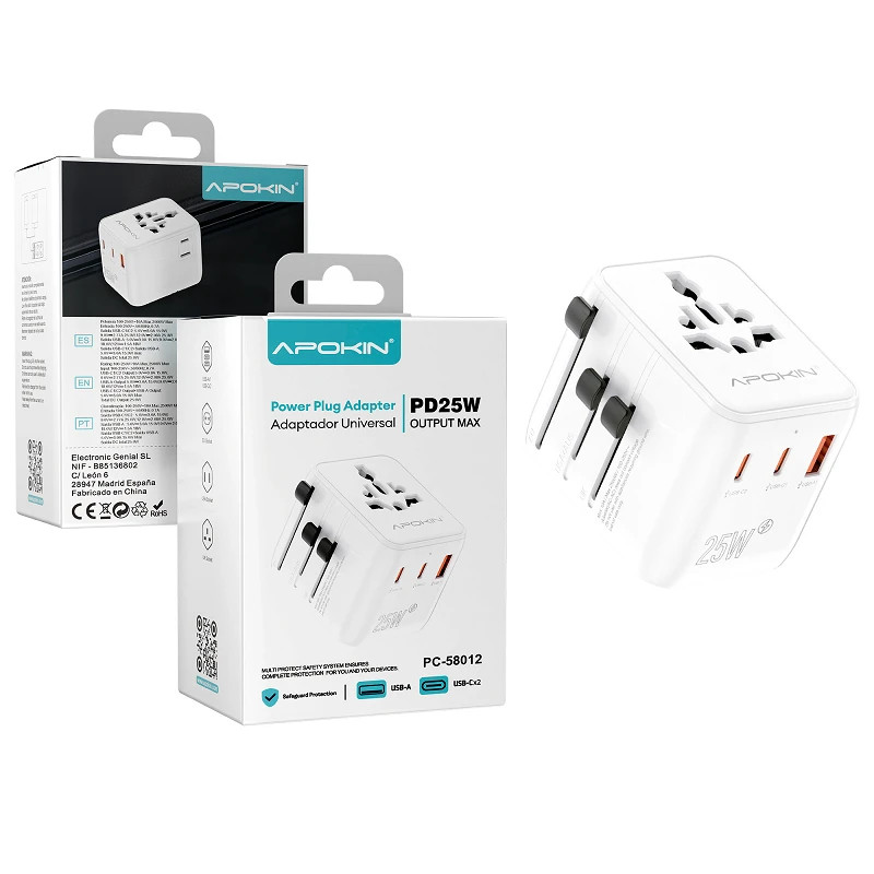 Adaptador Universal Base de Carga 45W 58029