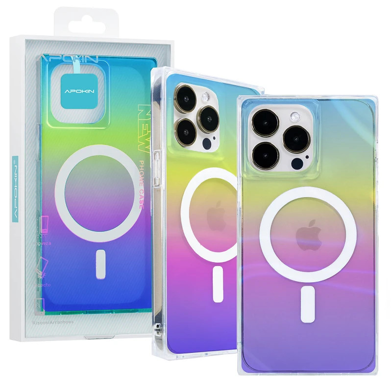 Funda Iridiscente Metalizada Magsafe iPhone 15 Pro Max