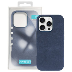 Funda Piel Alcántara para iPhone 15 Pro Max 3 Colores