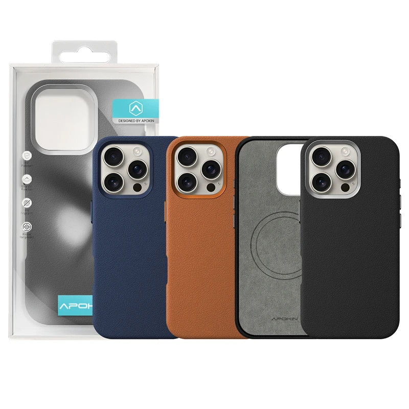 Funda Piel para iPhone 13 Pro 3 Colores