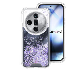 Funda Gel transparente purpurina Oppo Reno 13 5g 4 -Colores