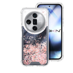 Funda Gel transparente purpurina Oppo Reno 13 5g 4 -Colores