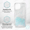Funda Gel transparente purpurina Oppo Reno 13 5g 4 -Colores