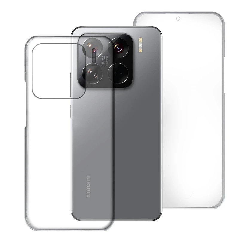 Funda Doble Xiaomi Mi 15 Pro Silicona Transparente Delantera y Trasera