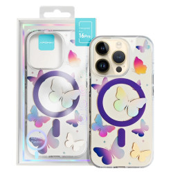 Funda Iridiscente Metalizada Magsafe con Dibujos iPhone 16 Pro