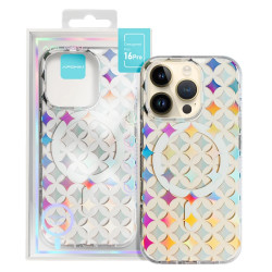 Funda Iridiscente Metalizada Magsafe con Dibujos iPhone 13/14