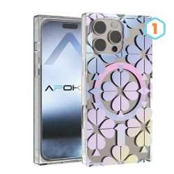 Funda Metalizada Magsafe con Dibujos iPhone 15 Pro