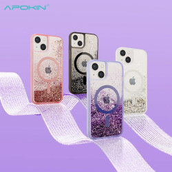 Funda Purpurina Magsafe de Colores iPhone 16