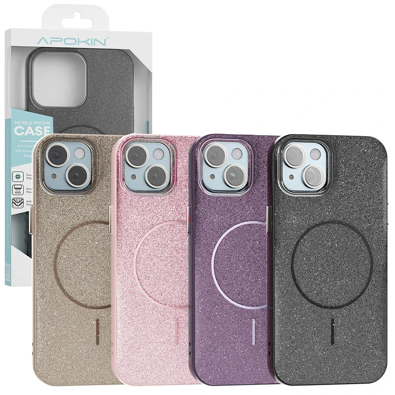 Funda Purpurina Brillo Magsafe de Colores iPhone 13/14