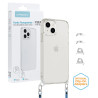Funda 2en1 ClearStrap Transparente para iPhone 15 Plus/14 Plus
