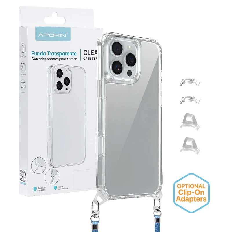 Funda 2en1 ClearStrap Transparente para Samsung A15