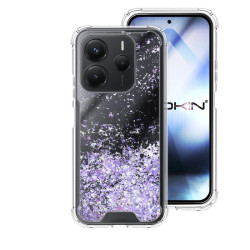 Funda Gel transparente purpurina Xiaomi Redmi Note 14 4G 4 -Colores