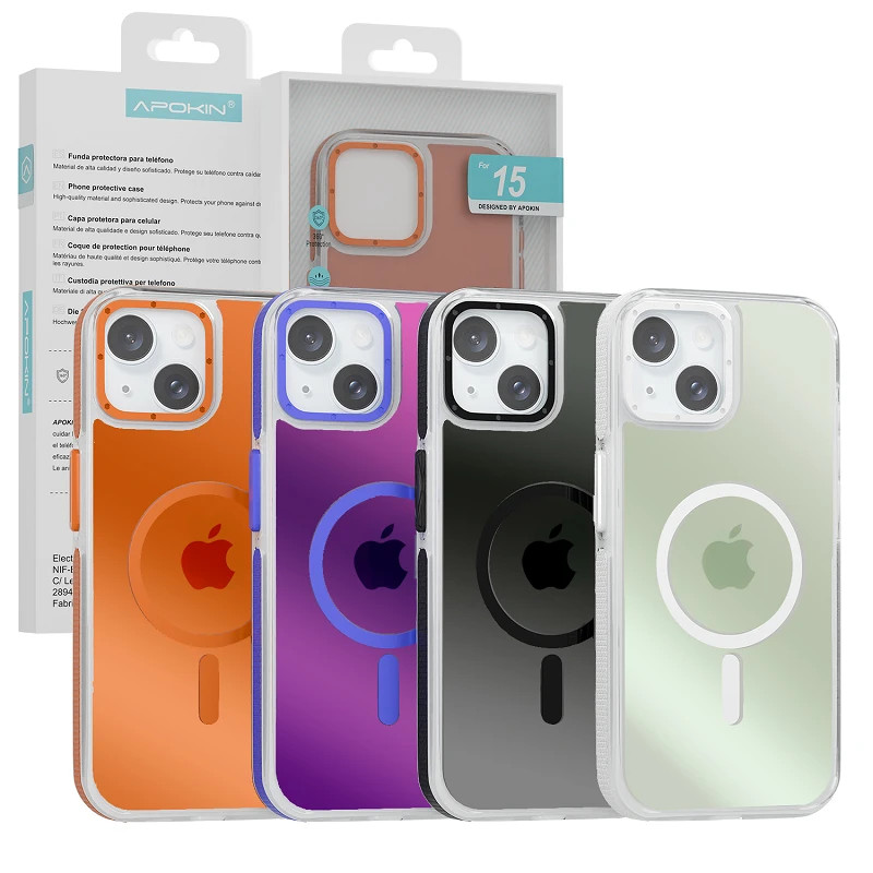 Funda Camaleon Apokin iPhone 16e Magsafe 4 Colores