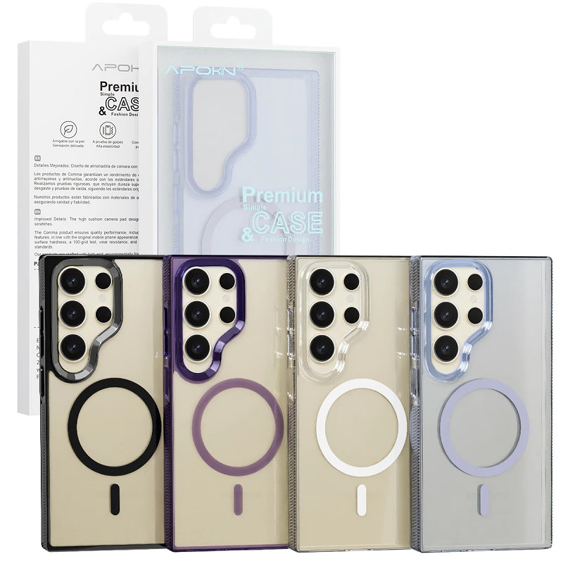 Funda ABR Apokin Con Magsafe Samsung S25 Ultra 4 Colores
