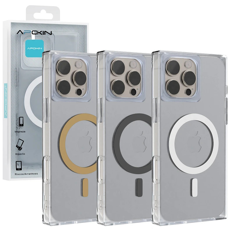 Funda Mate Con Magsafe iPhone 15 4 Colores
